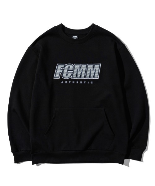 ★韓国の人気★【FCMM】★OBLIQUE GLAMPING SWEATSHIR.T★ FCMM（エフシーエムエム）の「OBLIQUE GLAMPING SWEATSHIRT