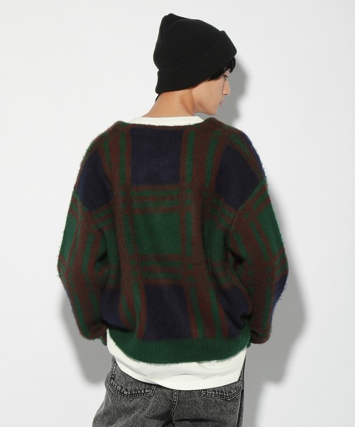 PBLIM（ページボーイリム）の「【PAGEBOYLIM】チェックシャギーカーデ（カーディガン/ボレロ・レディース・ネイビー系/イエロー系その他・FREE）」の18枚目の写真