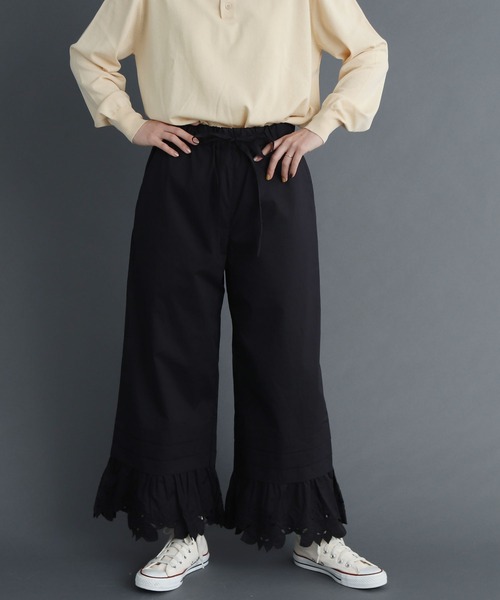 peu pres（プープレ）の「●レモン刺繍 パンツ（その他パンツ・レディース・ブラック/ホワイト・FREE）」の2枚目の写真