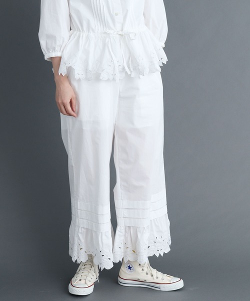 peu pres（プープレ）の「●レモン刺繍 パンツ（その他パンツ・レディース・ブラック/ホワイト・FREE）」の11枚目の写真