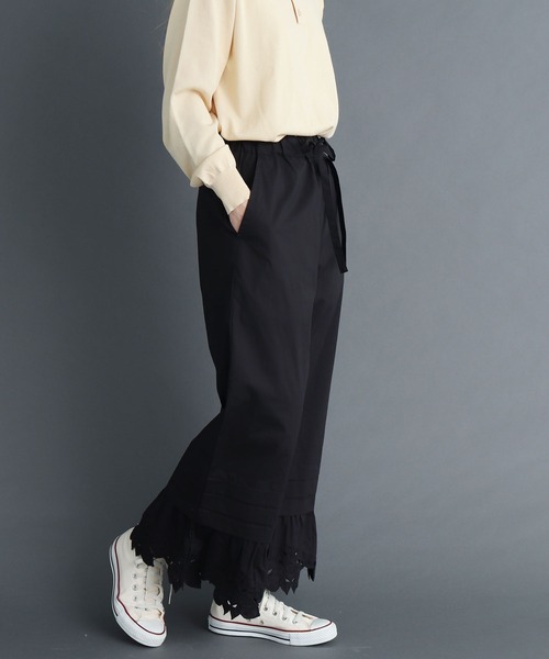 peu pres（プープレ）の「●レモン刺繍 パンツ（その他パンツ・レディース・ブラック/ホワイト・FREE）」の16枚目の写真