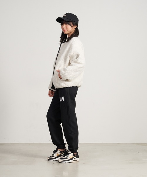 OUTDOOR PRODUCTS APPAREL(アウトドアプロダクツアパレル)の「リバーシブルノーカラーボアブルゾン(ブルゾン・レディース・ベージュ/アイボリー・MEDIUM/LARGE)」の16枚目の写真