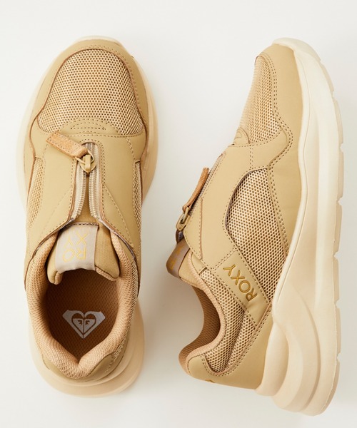 ROXY（ロキシー）の「【直営店限定アイテム】WILL/ロキシーMINIコラボスニーカー（スニーカー・レディース・ピンク/ベージュ/ブラック・23cm/24cm/25cm）」の12枚目の写真