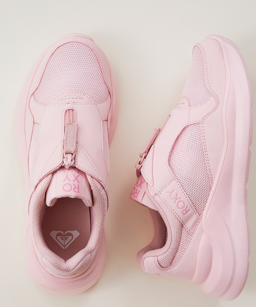 ROXY（ロキシー）の「【直営店限定アイテム】WILL/ロキシーMINIコラボスニーカー（スニーカー・レディース・ピンク/ベージュ/ブラック・23cm/24cm/25cm）」の9枚目の写真