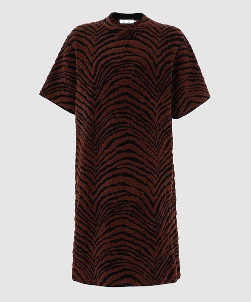 PROENZA SCHOULER（プロエンザ スクーラー）の「Animal Jacquard Knit Dress（ワンピース・レディース・バーガンディー/ホワイト系その他・S/XS）」の2枚目の写真