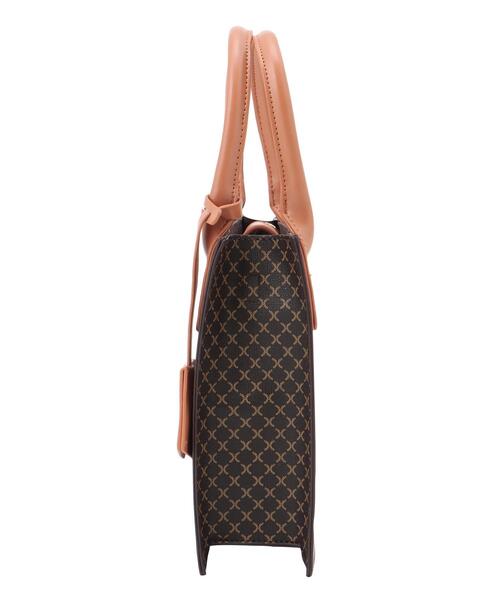 INGNI（イング）の「モノグラムスクエアショルダーBAG（トートバッグ・レディース・ブラウン/アイボリー・ONE SIZE）」の4枚目の写真