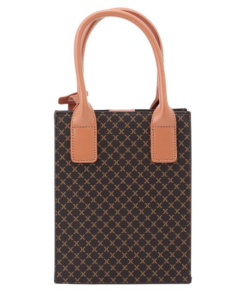 INGNI（イング）の「モノグラムスクエアショルダーBAG（トートバッグ・レディース・ブラウン/アイボリー・ONE SIZE）」の5枚目の写真