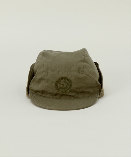 SAYHELLO（セイハロー）の「【SAYHELLO / セイハロー】FACE LOGO SNOWMAN CAP（キャップ・メンズ・ブラック/ベージュ/グリーン・FREE）」の4枚目の写真