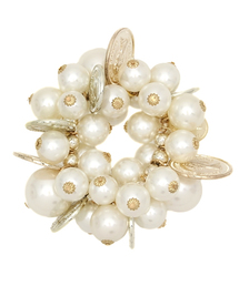 Ray BEAMS | MARINA FOSSATI / パール&コイン ブレスレット(ブレスレット)