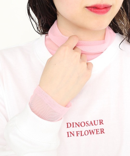 I am I in fact...（アイアムアイインファクト）の「パワーネットチュール　インナー（Tシャツ/カットソー・レディース・ホワイト/ピンク/ブルー/グリーン/レッド/ブラック/パープル/サックスブルー/イエロー・FREE）」の8枚目の写真