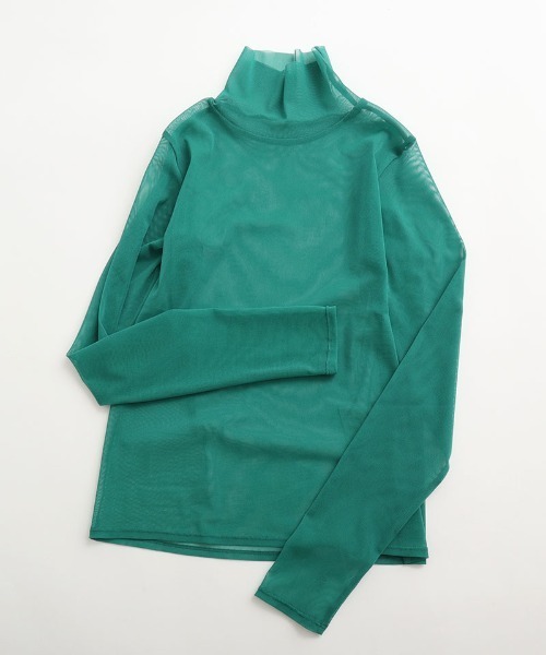 I am I in fact...（アイアムアイインファクト）の「パワーネットチュール　インナー（Tシャツ/カットソー・レディース・ホワイト/ピンク/ブルー/グリーン/レッド/ブラック/パープル/サックスブルー/イエロー・FREE）」の19枚目の写真