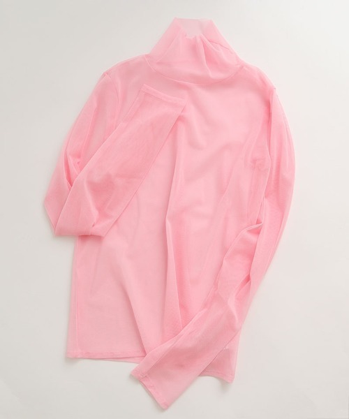 I am I in fact...（アイアムアイインファクト）の「パワーネットチュール　インナー（Tシャツ/カットソー・レディース・ホワイト/ピンク/ブルー/グリーン/レッド/ブラック/パープル/サックスブルー/イエロー・FREE）」の16枚目の写真