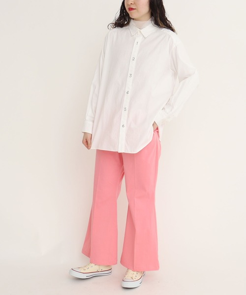 I am I in fact...（アイアムアイインファクト）の「パワーネットチュール　インナー（Tシャツ/カットソー・レディース・ホワイト/ピンク/ブルー/グリーン/レッド/ブラック/パープル/サックスブルー/イエロー・FREE）」の21枚目の写真