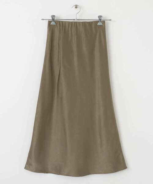 URBAN RESEARCH（アーバンリサーチ）の「サテンバイアススカート（スカート・レディース・カーキ/ブラック・38/36）」の12枚目の写真