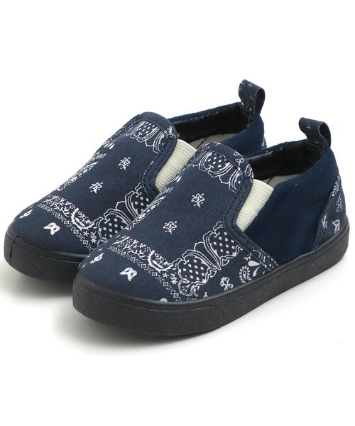 BREEZE(ブリーズ)の「/4色4柄スリッポン(スリッポン・キッズ・チェック/ベージュ/カモフラージュ/ネイビー・18/16/15 /14/19/17)」の1枚目の写真