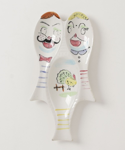 ■【fridge antique】HAND PAINT PLATE