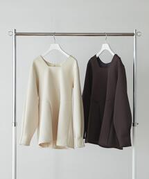 green label relaxing | <EMMEL REFINES(エメル リファインズ)>EM ブラウスライク スウェット(Tシャツ/カットソー)