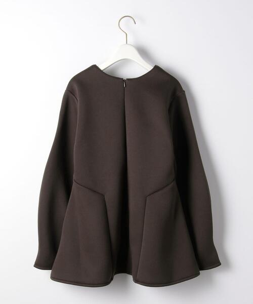 green label relaxing(グリーンレーベルリラクシング)の「<EMMEL REFINES(エメル リファインズ)>EM ブラウスライク スウェット(Tシャツ/カットソー・レディース・ダークグレー/ナチュラル・FREE)」の3枚目の写真