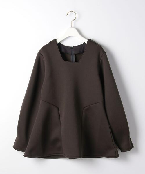 green label relaxing(グリーンレーベルリラクシング)の「<EMMEL REFINES(エメル リファインズ)>EM ブラウスライク スウェット(Tシャツ/カットソー・レディース・ダークグレー/ナチュラル・FREE)」の11枚目の写真