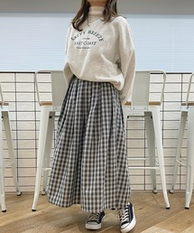 チェックタックスカート【ZOZOTOWN限定アイテム】