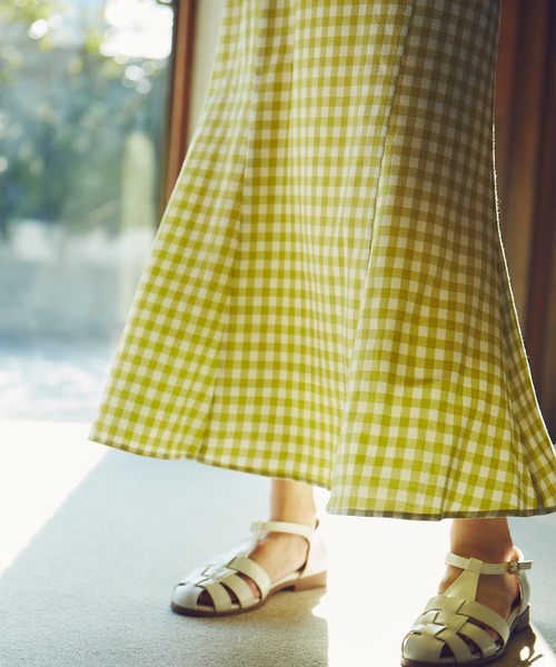 N.（N. Natural Beauty Basic）（エヌエヌナチュラルビューティーベーシック）の「【S Size Line】◆ギンガムチェックマーメイドスカート（スカート・レディース・ブラック系その他/グリーン系その他・SMALL/MEDIUM）」の19枚目の写真