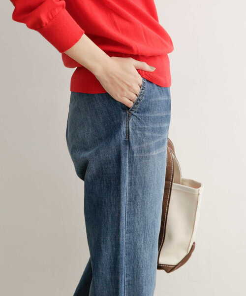 URBAN RESEARCH DOORS デニムワイドパンツ インディゴ 新品 URBAN RESEARCH DOORS｜『3サイズ展開』デニムワイドパンツ