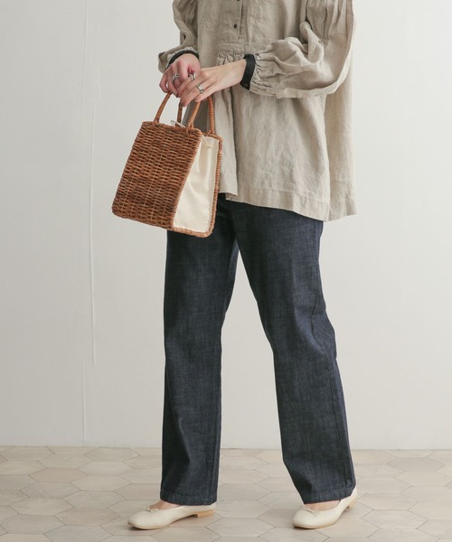 URBAN RESEARCH DOORS（アーバンリサーチドアーズ）の「デニムワイドパンツ（デニムパンツ・レディース・インディゴブルー/ワンウォッシュ・0/2/1）」の7枚目の写真