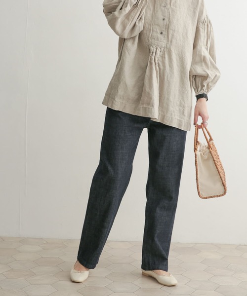 URBAN RESEARCH DOORS（アーバンリサーチドアーズ）の「デニムワイドパンツ（デニムパンツ・レディース・インディゴブルー/ワンウォッシュ・0/2/1）」の12枚目の写真