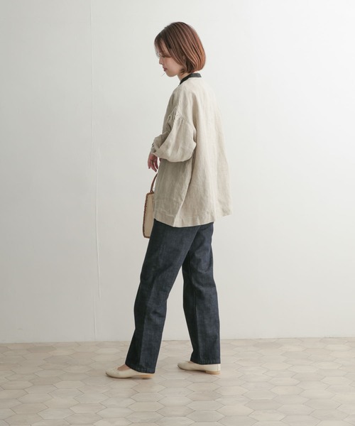 URBAN RESEARCH DOORS（アーバンリサーチドアーズ）の「デニムワイドパンツ（デニムパンツ・レディース・インディゴブルー/ワンウォッシュ・0/2/1）」の16枚目の写真