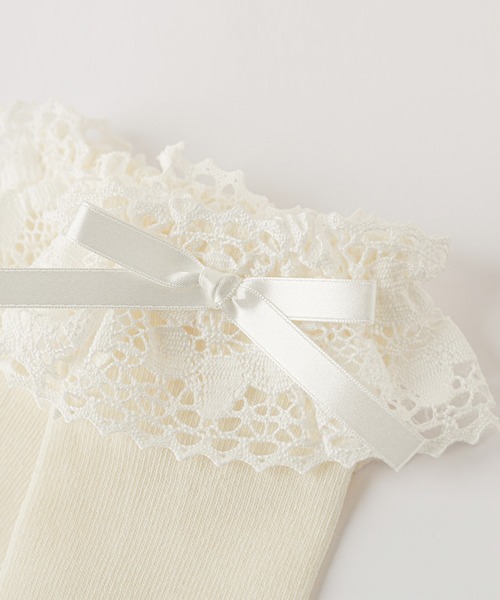 Catherine Cottage(キャサリンコテージ)の「日本製 レースソックス(ソックス/靴下・キッズ・ホワイト系2/ホワイト/ホワイト系1・M/S/L)」の5枚目の写真