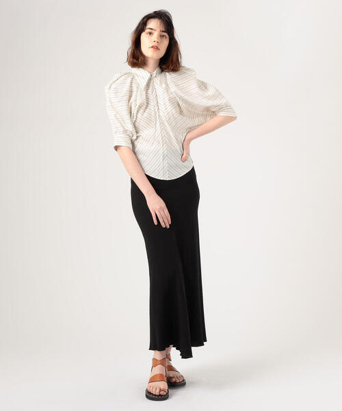 ISABEL MARANT(イザベルマラン)の「ISABEL MARANT ROSINE ミディスカート(スカート・レディース・ホワイト/ブラック・36/34)」の3枚目の写真