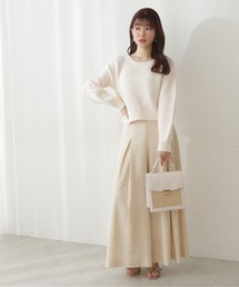 PROPORTION BODY DRESSING | ＜Ｅ＞チェックフレアワイドパンツ / 1212137300(その他パンツ)