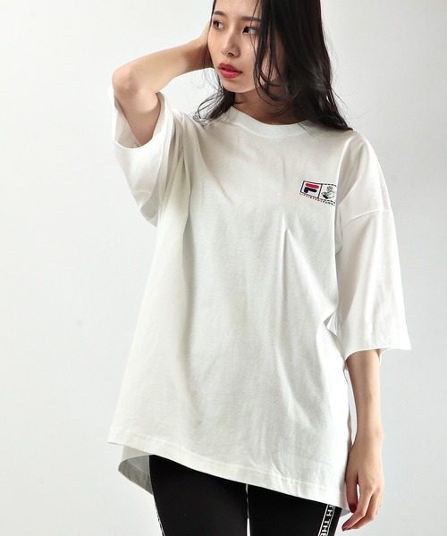 FILA HERITAGE(フィラヘリテージ)の「FILA 半袖ポケット付きTシャツ(Tシャツ/カットソー・メンズ・ホワイト/ブラック/ホワイト系その他/アッシュ/サックスブルー・M/L/XL)」の1枚目の写真