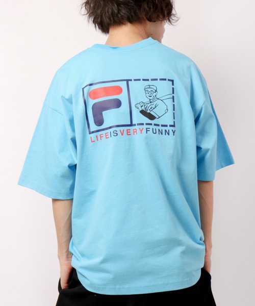 FILA HERITAGE(フィラヘリテージ)の「FILA 半袖ポケット付きTシャツ(Tシャツ/カットソー・メンズ・ホワイト/ブラック/ホワイト系その他/アッシュ/サックスブルー・M/L/XL)」の5枚目の写真