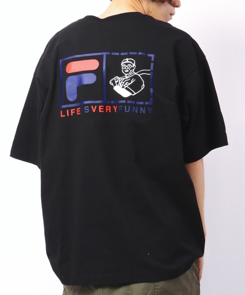 FILA HERITAGE(フィラヘリテージ)の「FILA 半袖ポケット付きTシャツ(Tシャツ/カットソー・メンズ・ホワイト/ブラック/ホワイト系その他/アッシュ/サックスブルー・M/L/XL)」の22枚目の写真