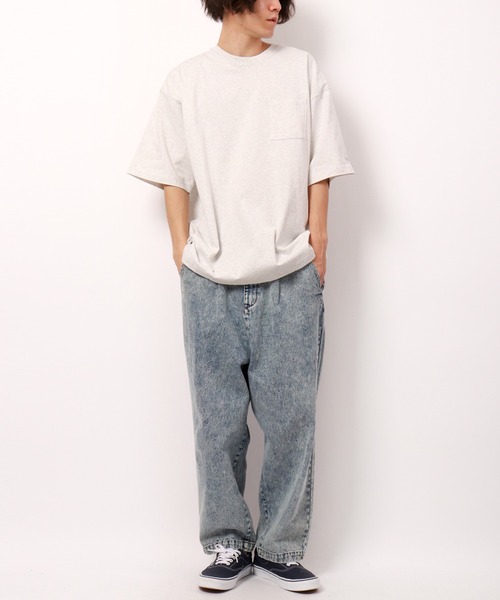 FILA HERITAGE(フィラヘリテージ)の「FILA 半袖ポケット付きTシャツ(Tシャツ/カットソー・メンズ・ホワイト/ブラック/ホワイト系その他/アッシュ/サックスブルー・M/L/XL)」の15枚目の写真