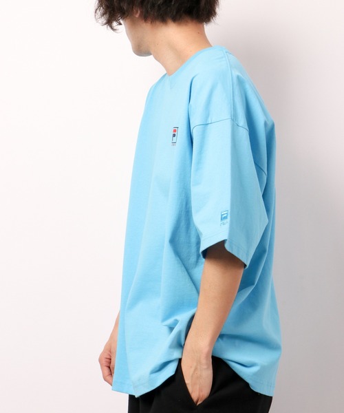 FILA HERITAGE(フィラヘリテージ)の「FILA 半袖ポケット付きTシャツ(Tシャツ/カットソー・メンズ・ホワイト/ブラック/ホワイト系その他/アッシュ/サックスブルー・M/L/XL)」の9枚目の写真