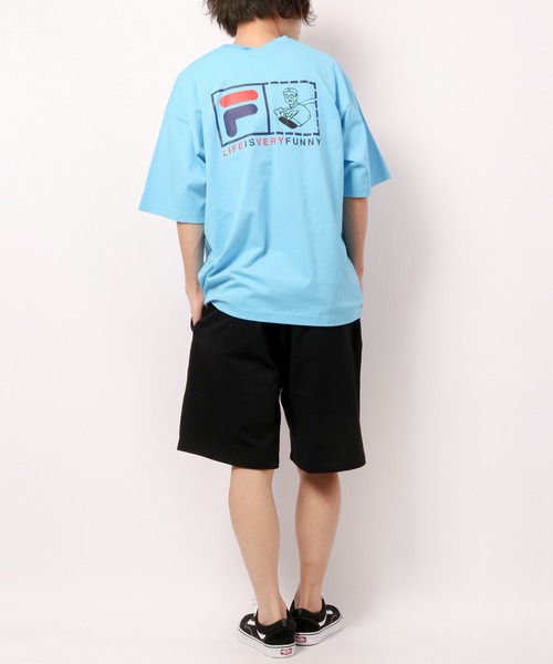 FILA HERITAGE(フィラヘリテージ)の「FILA 半袖ポケット付きTシャツ(Tシャツ/カットソー・メンズ・ホワイト/ブラック/ホワイト系その他/アッシュ/サックスブルー・M/L/XL)」の7枚目の写真