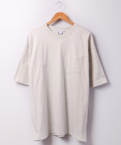 FILA HERITAGE(フィラヘリテージ)の「FILA 半袖ポケット付きTシャツ(Tシャツ/カットソー・メンズ・ホワイト/ブラック/ホワイト系その他/アッシュ/サックスブルー・M/L/XL)」の20枚目の写真
