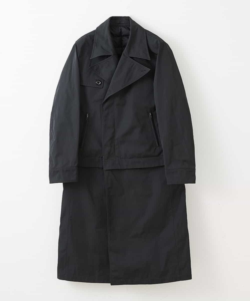 MICHEL KLEIN HOMME (ミッシェルクランオム)の「コート(メモリーツイル)(その他アウター・メンズ・カーキ/ネイビー・46/48/51)」の2枚目の写真