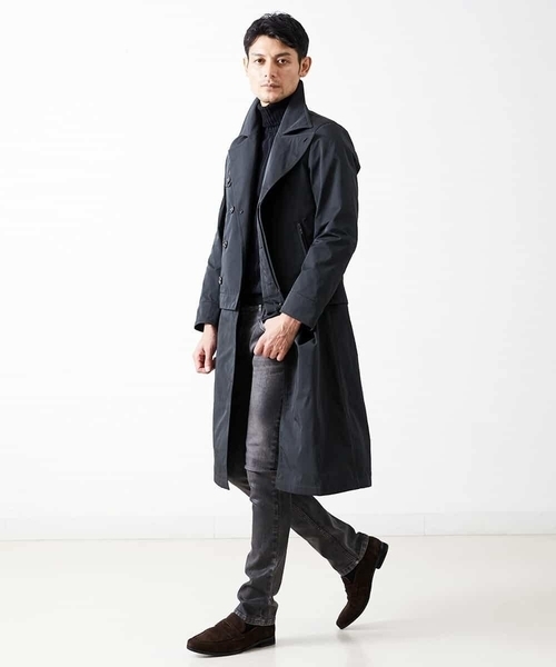 MICHEL KLEIN HOMME (ミッシェルクランオム)の「コート(メモリーツイル)(その他アウター・メンズ・カーキ/ネイビー・46/48/51)」の5枚目の写真
