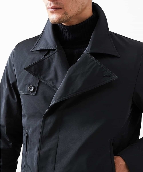 MICHEL KLEIN HOMME (ミッシェルクランオム)の「コート(メモリーツイル)(その他アウター・メンズ・カーキ/ネイビー・46/48/51)」の9枚目の写真