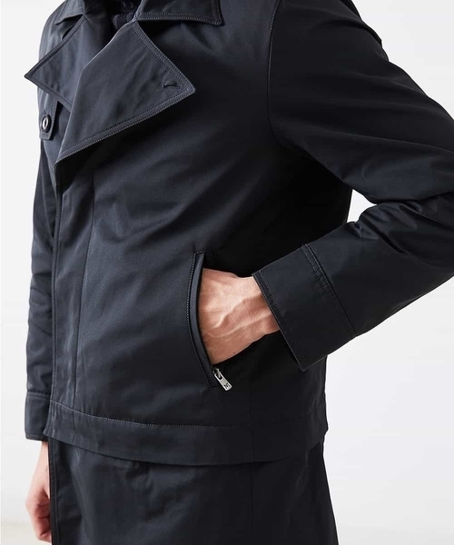 MICHEL KLEIN HOMME (ミッシェルクランオム)の「コート(メモリーツイル)(その他アウター・メンズ・カーキ/ネイビー・46/48/51)」の11枚目の写真