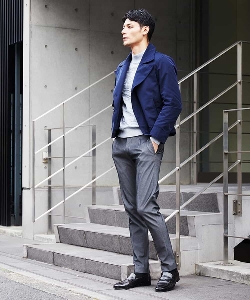 MICHEL KLEIN HOMME (ミッシェルクランオム)の「コート(メモリーツイル)(その他アウター・メンズ・カーキ/ネイビー・46/48/51)」の15枚目の写真