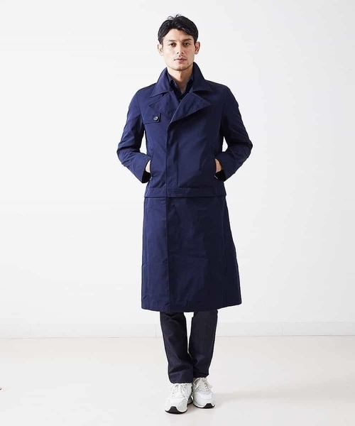 MICHEL KLEIN HOMME (ミッシェルクランオム)の「コート(メモリーツイル)(その他アウター・メンズ・カーキ/ネイビー・46/48/51)」の18枚目の写真