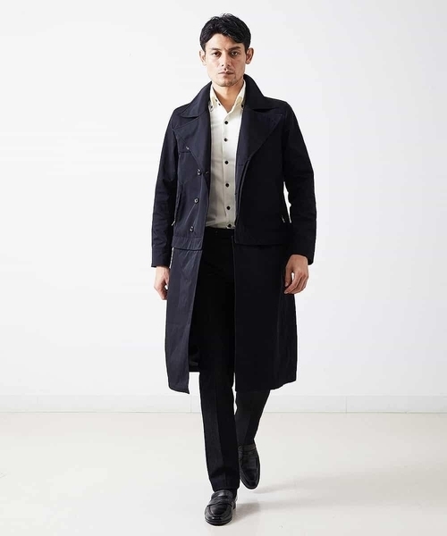 MICHEL KLEIN HOMME (ミッシェルクランオム)の「コート(メモリーツイル)(その他アウター・メンズ・カーキ/ネイビー・46/48/51)」の20枚目の写真
