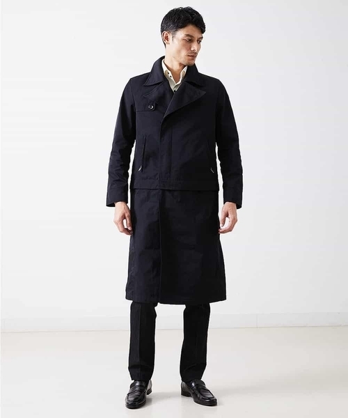 MICHEL KLEIN HOMME (ミッシェルクランオム)の「コート(メモリーツイル)(その他アウター・メンズ・カーキ/ネイビー・46/48/51)」の21枚目の写真