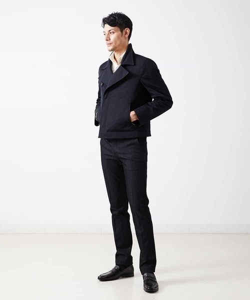 MICHEL KLEIN HOMME (ミッシェルクランオム)の「コート(メモリーツイル)(その他アウター・メンズ・カーキ/ネイビー・46/48/51)」の22枚目の写真