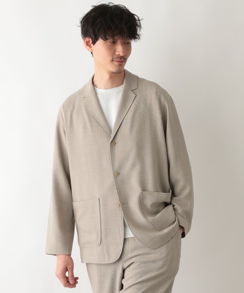 GLOBAL WORK(グローバルワーク)の「スズリラジャケット/261971(テーラードジャケット・メンズ・ネイビー/その他/ライトベージュ・SMALL/MEDIUM/LARGE)」の13枚目の写真