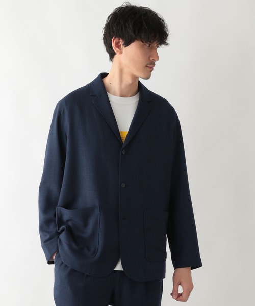 GLOBAL WORK(グローバルワーク)の「スズリラジャケット/261971(テーラードジャケット・メンズ・ネイビー/その他/ライトベージュ・SMALL/MEDIUM/LARGE)」の18枚目の写真